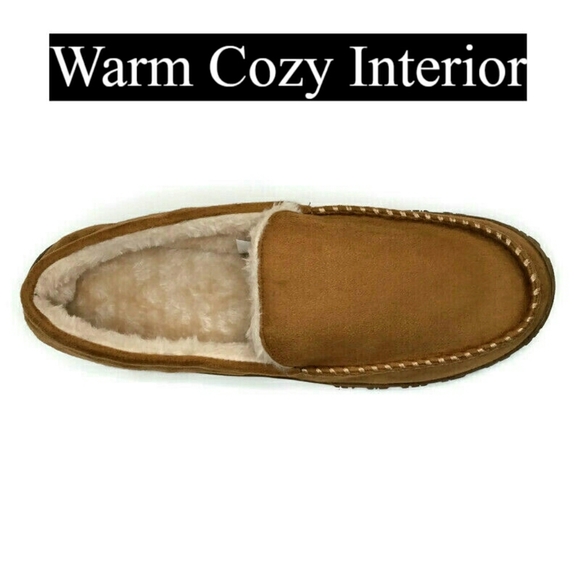 Shoelocker Mens Slippers Indoor Outdoor House Shoe - Picture 3 of 12